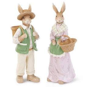 Casal Coelhos 31cm